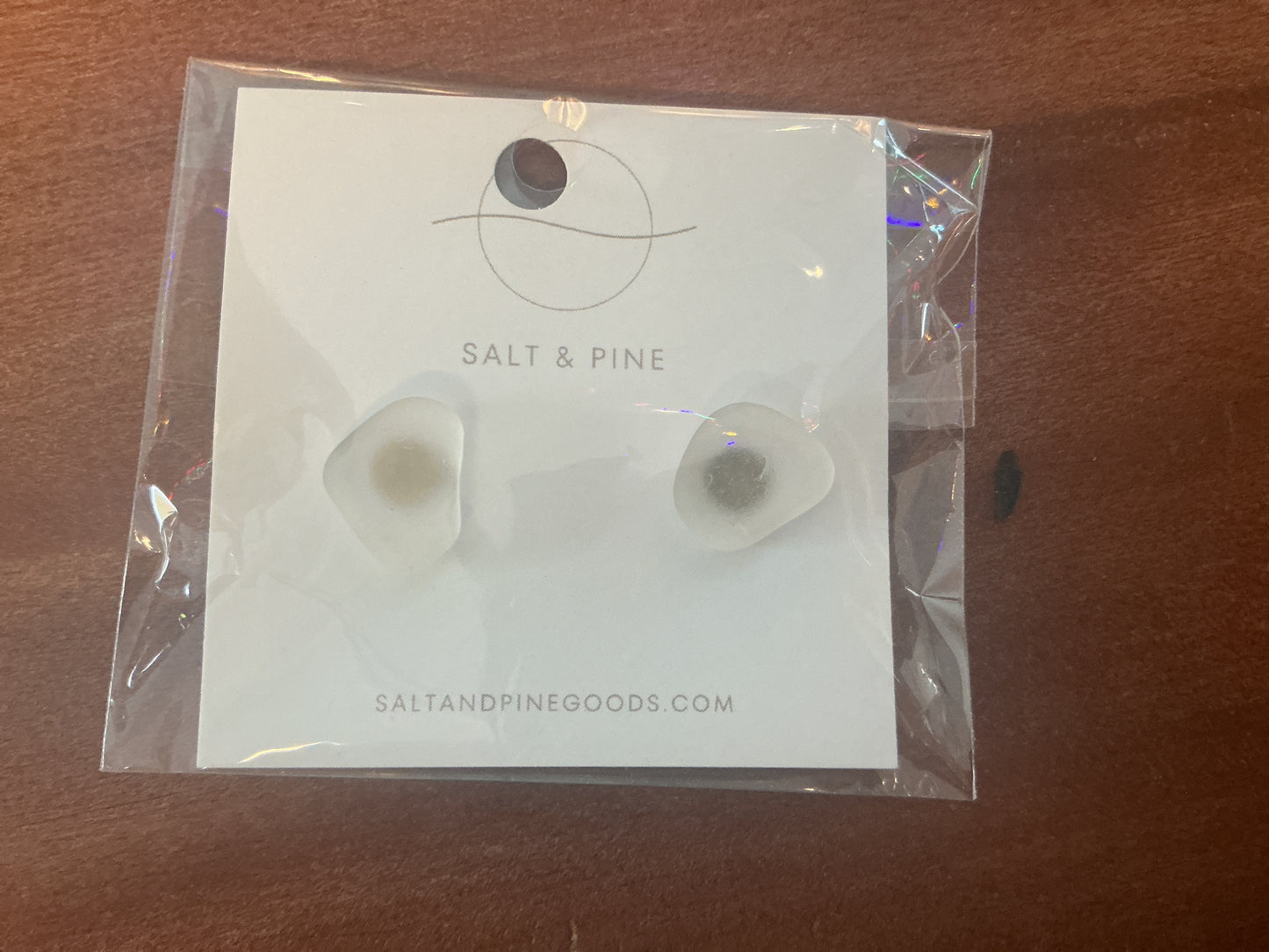 Sea glass earing