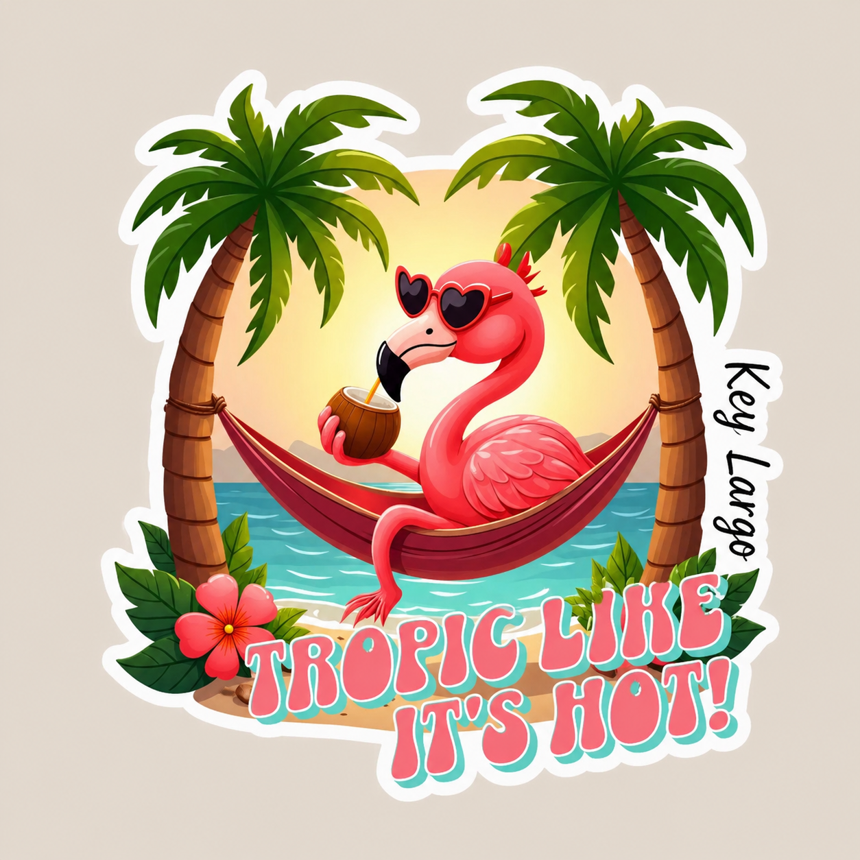 Custom Key Largo Magnet