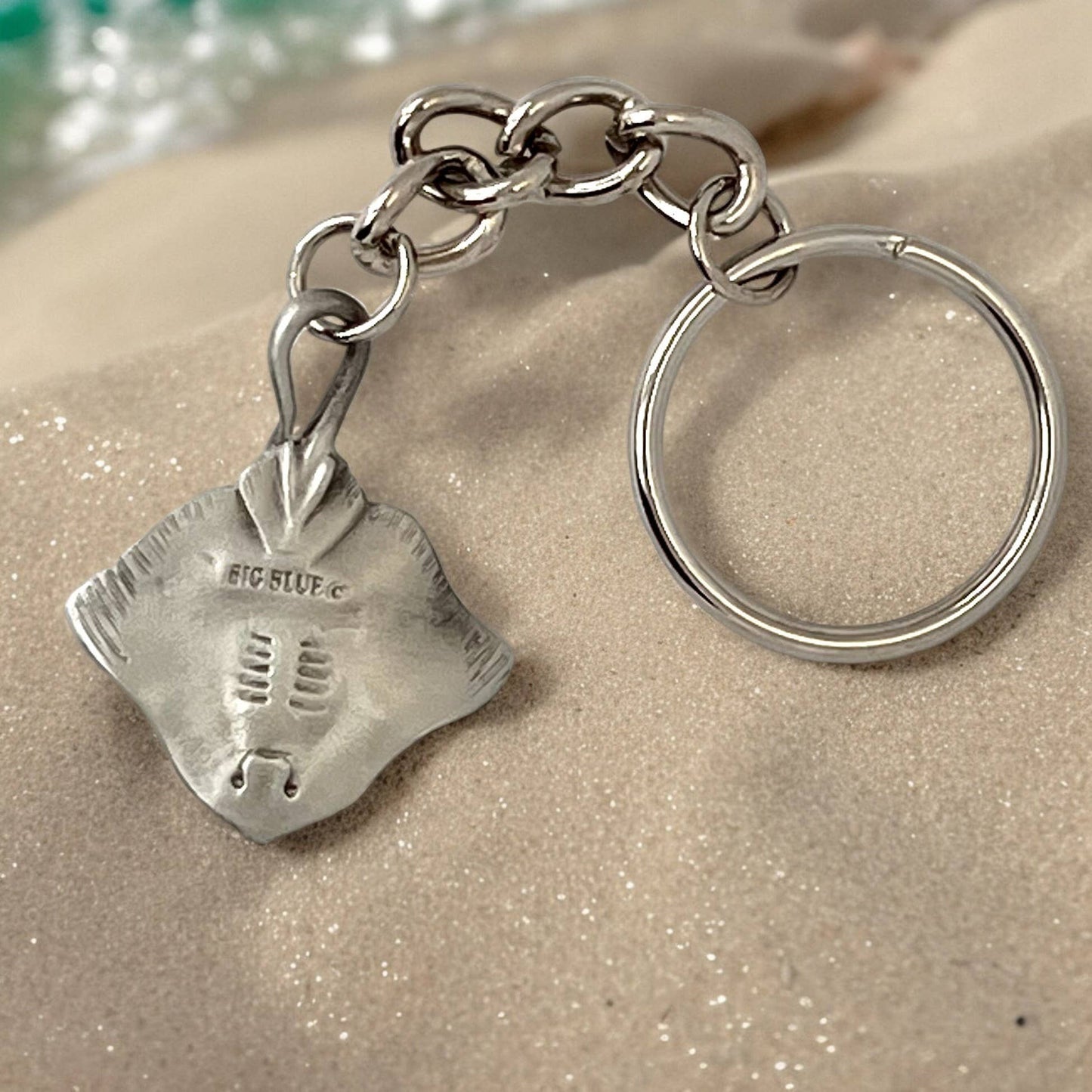 Stingray Keychain with Realistic Details