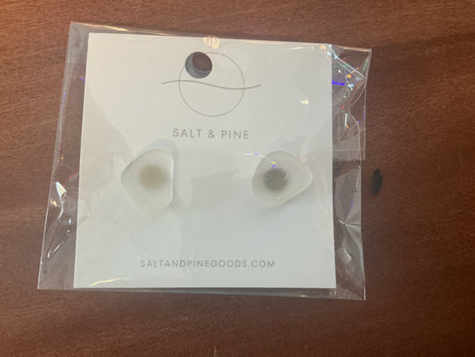 Sea glass earing
