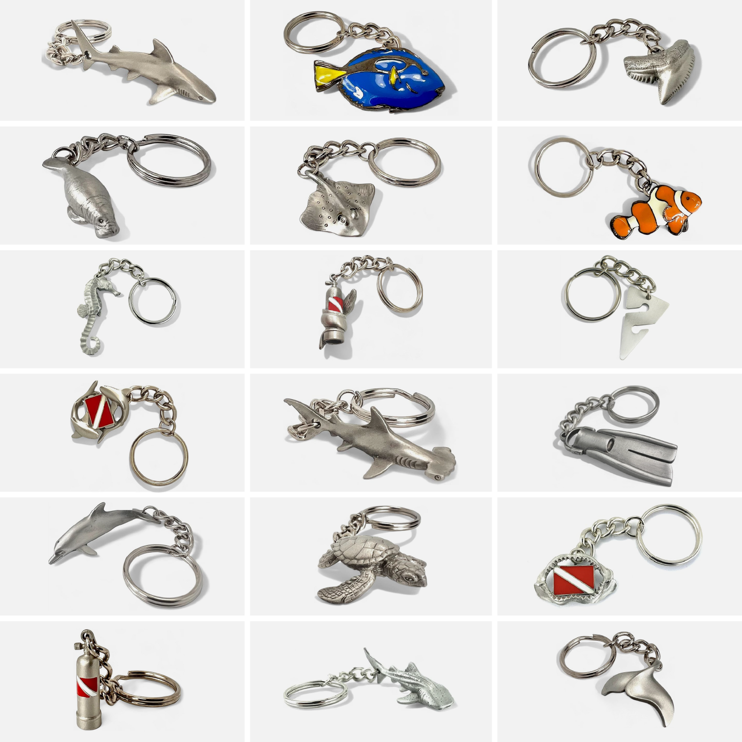 Stingray Keychain with Realistic Details