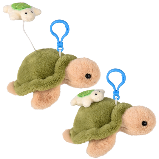 Might Quakes Turtle Backpack Clip 3.5"