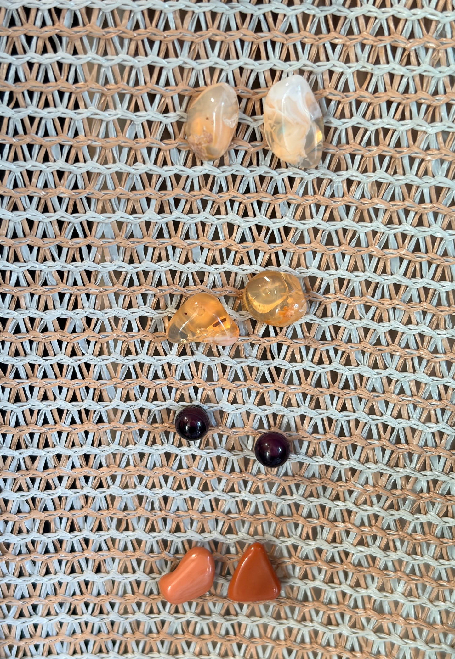 Mexican Fire Opal Earrings