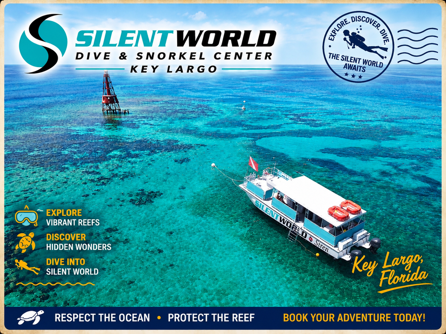 Silent World Post Cards 6"x4"
