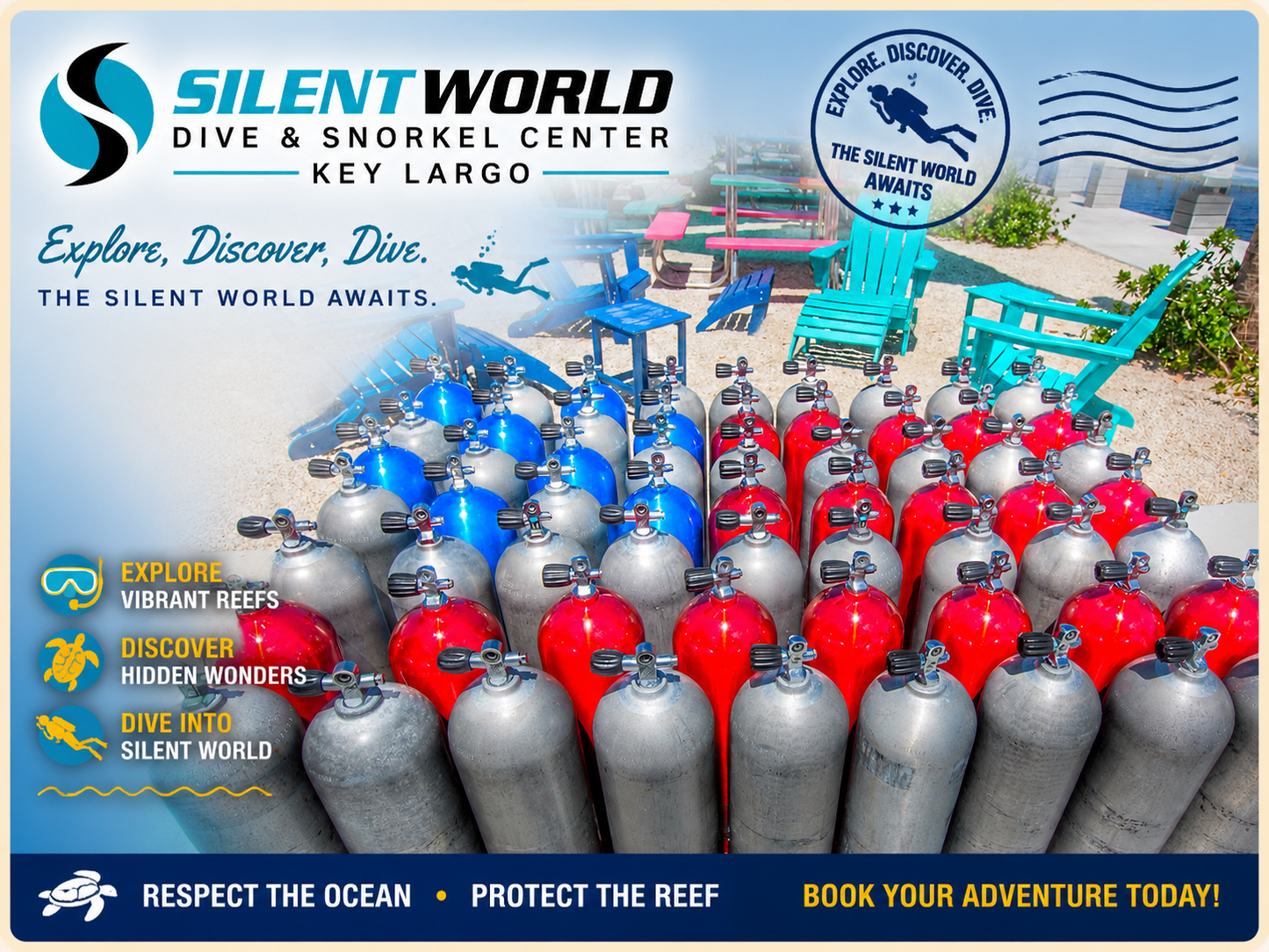 Silent World Post Cards 6"x4"
