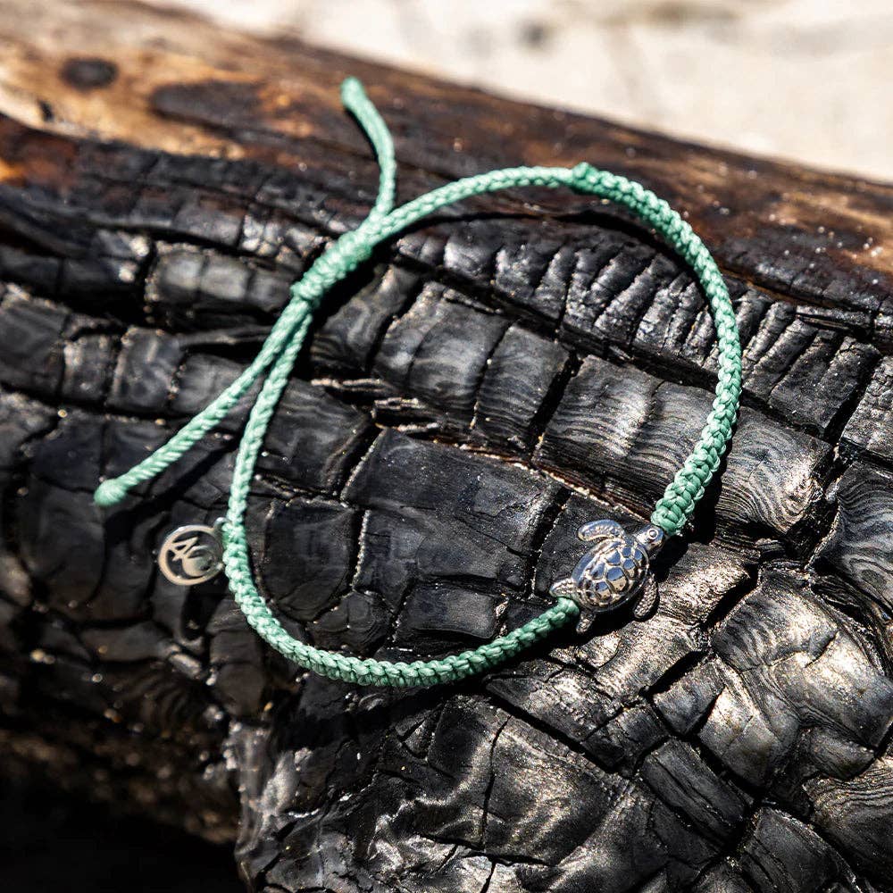 4ocean Sea Turtle Rescue Bracelet - Seafoam Green [6-pack]