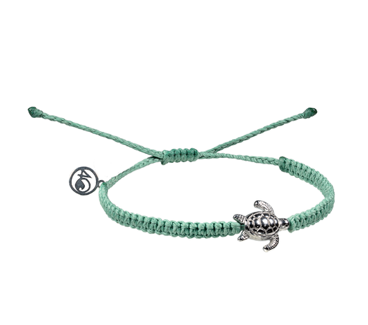 4ocean Sea Turtle Rescue Bracelet - Seafoam Green [6-pack]
