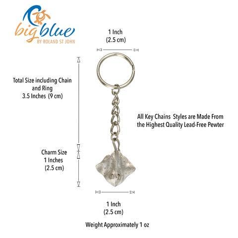 Stingray Keychain with Realistic Details