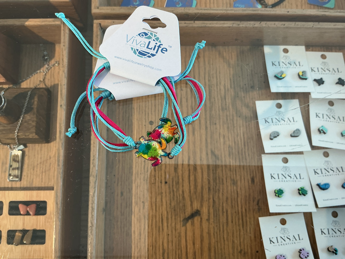 Viva life metal resin bracelet